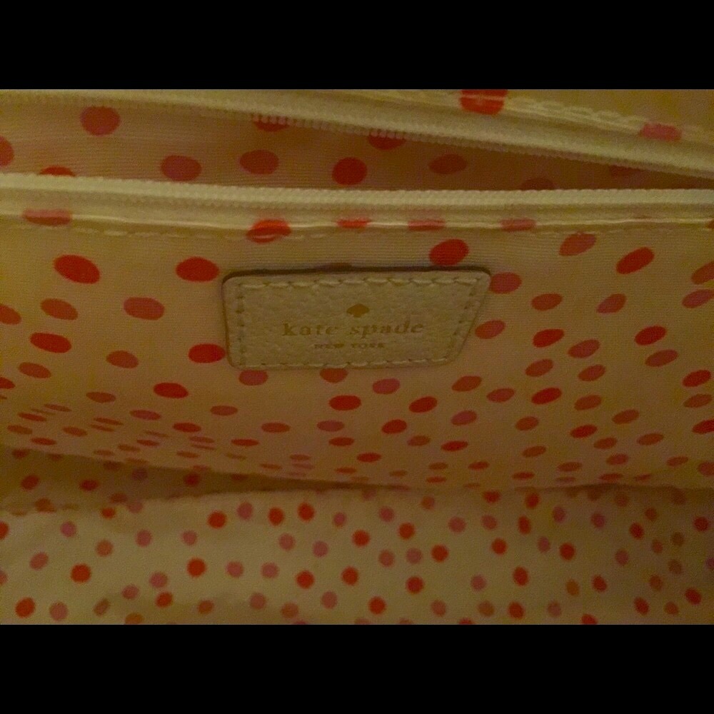 Kate Spade Cream White Leather Handbag - Picture 9 of 10